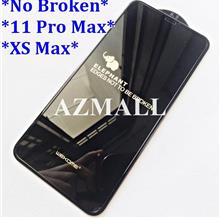 (No Broken) WK 9D Tempered Glass Apple iPhone 11 Pro Max & XS Max 6.5'