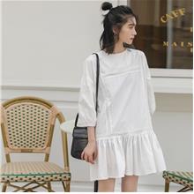 Sweet Bubble-Sleeved Doll Loose Short-Sleeved Dress