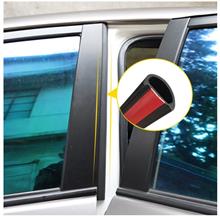 2pcs Car Door Rubber Seal Strip Car Sealing Strip Anti-Scratch Noise Insulatio