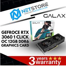 GALAX GEFROCE RTX 3060 1 CLICK OC 12GB DDR6 GRAPHICS CARD