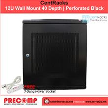 CentRacks 12U (40cm x 60cm x 53cm) Perforated Wall Mount Server Rack
