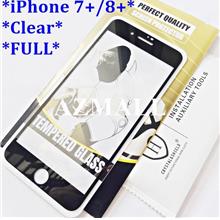 (Clear) ATB Full Cover KINGKONG Tempered Glass Apple iPhone 7+ 8+ Plus
