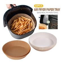 Air Fryer Disposable Paper Liner,50pcs Air Fryer Liners Round Non-Stick Airfry