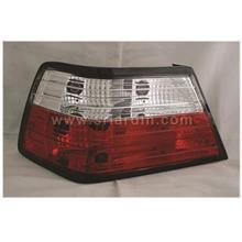 Mercedes Benz W124 Red Clear Crystal Tail Lamp