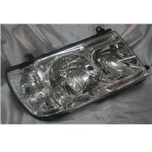 Toyota Landcruiser FJ100 98 - 05 Chrome Face Crystal Headlamp