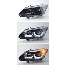 BMW E60 03-11 Projector Head Lamp with Crystal Bar ( G30 Style )