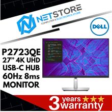 DELL P2723QE 27” 4K UHD USB-C HUB 60Hz 8ms MONITOR