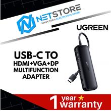 UGREEN USB USB-C TO HDMI+VGA+DP MULTIFUNCTION ADAPTER