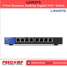 Linksys 8-Port Business Desktop Gigabit PoE+ Switch (LGS108P-AP)