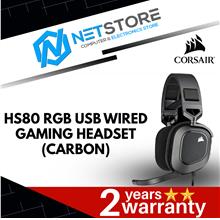 CORSAIR HS80 RGB USB WIRED GAMING HEADSET (CARBON) - CA-9011237-AP