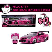 Hello Kitty - 2002 Nissan Skyline GT-R R34 w/ figure