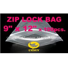 JUNE PROMO ZIP LOCK BAG 9” x 12” x 100 pcs. Resealable Plastic Bags