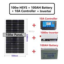 👉 READY STOCK 👉🇲🇾 100W Solar Panel +12V Controller + Inverter