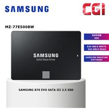 Samsung 870 EVO SATA III 2.5 500GB SSD (MZ-77E500BW)
