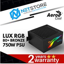 AEROCOOL LUX RGB 80+ BRONZE 750W POWER SUPPLY