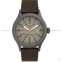 TIMEX TW4B23100 (M) Expedition Scout 40mm Leather Strap Brown