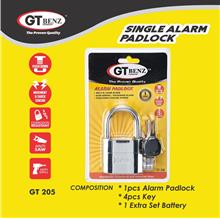GT BENZ GT-205 110db Anti Theft Siren Alarm Padlock