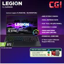 Lenovo 15.6&quot; Gaming Laptop Legion 5 R5 16GB|512GB|W11H|MOHS-82JW00FCMJ