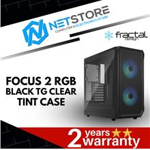 FRACTAL DESIGN FOCUS 2 RGB BLACK TG CLEAR TINT CASE - FD-C-FOC2A-03