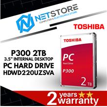 TOSHIBA P300 2TB 3.5” INTERNAL DESKTOP PC HARD DRIVE - HDWD220UZSVA