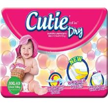 CUTIE Dry Basic Baby Diapers Mega Pack XXL 40s