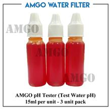 AMGO pH Tester(Test Water pH),15ml per unit - 3 unit pack