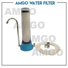 AMGO K Water Filter Ceramic Housing With Ceramic Cartridge & Faucet Se