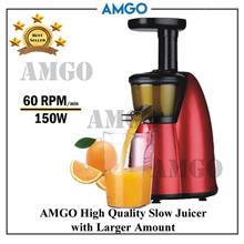 AMGO Slow Juicer 100% Fruit Juice Extraction Larger Volume / Blender
