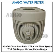 AMGO True HEPA Air Purifier Air Filter System 1000sqft With 360 Degree