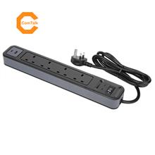 Targus Smart Surge Plus with USB-A and USB-C Ports Black (APS20AP)