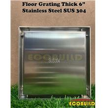 Tile Grating Thick 6&quot; Stainless Steel SUS304