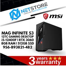 MSI MAG Infinite S3 12TC Gaming Desktop - i5-12400F|RTX 3060|8GB|512GB