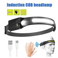 270\u00b0Wide Beam LED Headlamp Flashlight Rechargeable 5W 350LM Lumens Motion