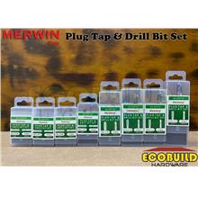 MERWIN Plug Tap &amp; Drill Bit Set
