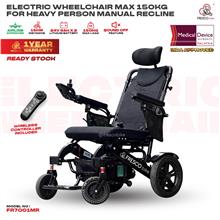 Electric Wheelchair Manual Reclining Double Battery