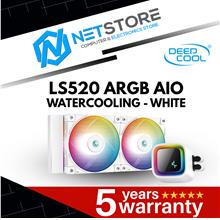 DEEPCOOL LS520 240MM ARGB AIO WATER COOLING - WHITE-R-LS520-WHAMNT-G-1