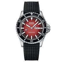 MIDO M026.830.17.421.00 OCEAN STAR TRIBUTE GRADIENT Rubber Black Red