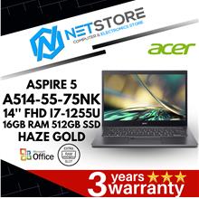 ACER ASPIRE 5 A514-55-75NK 14'' FHD I7-1255U 16GB RAM 512GB SSD