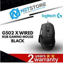 LOGITECH G502 X WIRED RGB GAMING MOUSE - BLACK - 910-006140