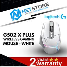 LOGITECH G502 X PLUS WIRELESS GAMING MOUSE - WHITE - 910-006173