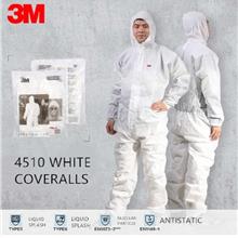 PPE Medical Disposable Microporous Coverall 3M 4510 AS NFR Covid-19 ZZ