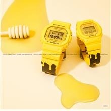 CASIO SLV-22B-9 Pair Lover Couple Watch Honey-Inspired Yellow Brown