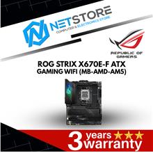 ASUS ROG STRIX X670E-F GAMING WIFI (MB-AMD-AM5) DDR5 ATX MOTHERBOARD