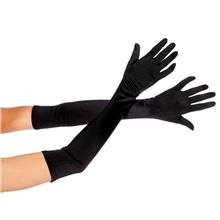 Satin Long Finger Elbow Sun Protection Gloves Opera Evening Party Prom