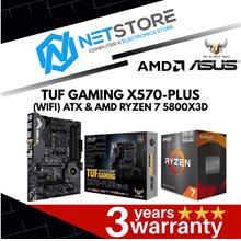 PWP ASUS TUF GAMING X570-PLUS WI-FI &amp; AMD RYZEN 7 5800X3D PROCESSOR