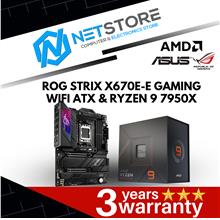 PWP ASUS ROG STRIX X670E-E GAMING WIFI &amp; AMD RYZEN 9 7950X PROCESSOR