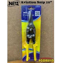 NIETZ Aviation Snip Straight Yellow 10&quot;