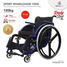 Sport Wheelchair Lightweight 41cm seat Width 13kg