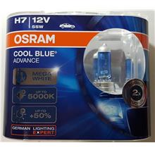 Genuine Osram H7 Cool Blue Advance 5000K +50% More Light (Latest)