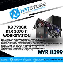NETSTORE - RYZEN 9 7900X , 32GB RAM 5200Mhz, 1TB NVME , RTX3070TI PC